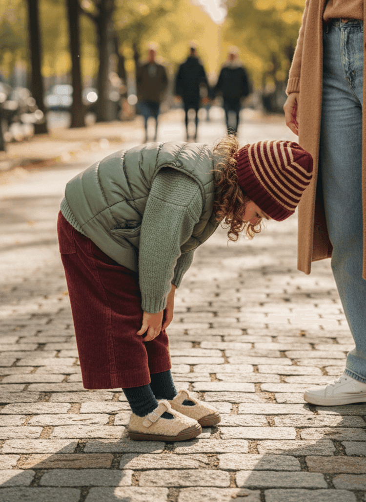 Chiusura bottone automatico clip scarpe primi passi invernali beige