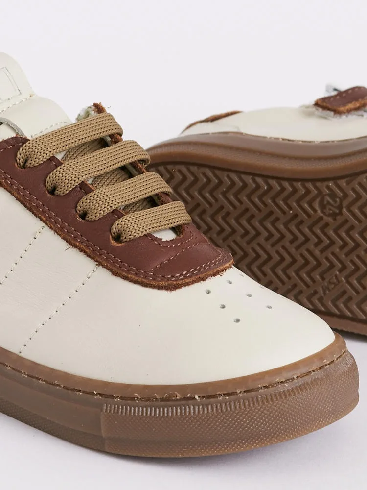 scarpe invernali bambino beige Made in Italy artigianali