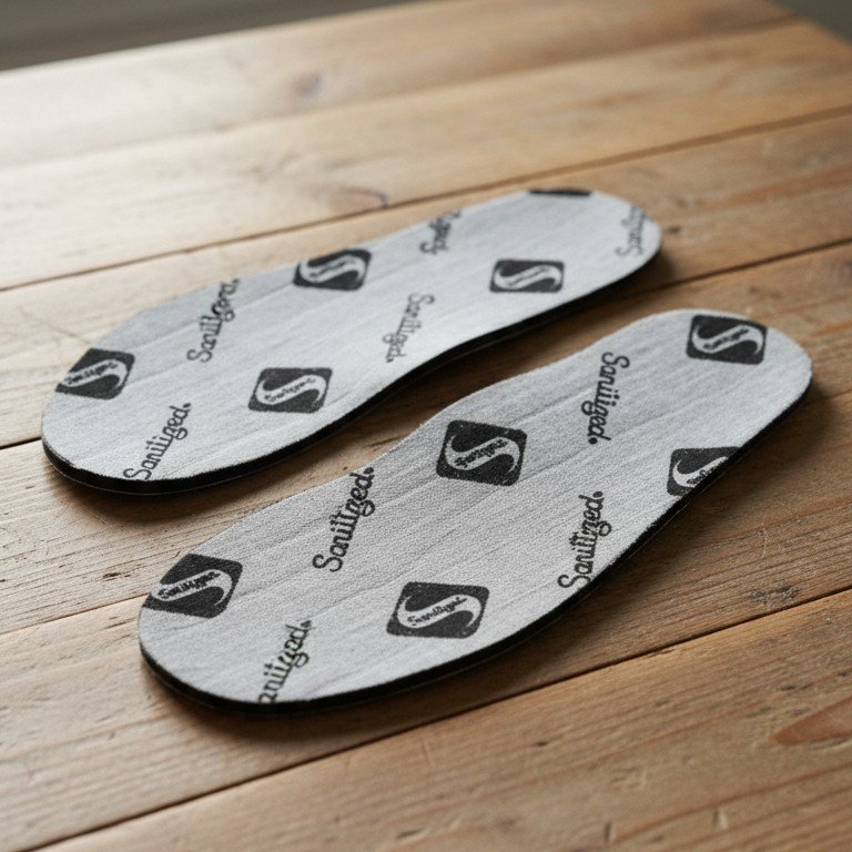 I plantarini in pelle amovibili in dotazione per regolare la calzata.