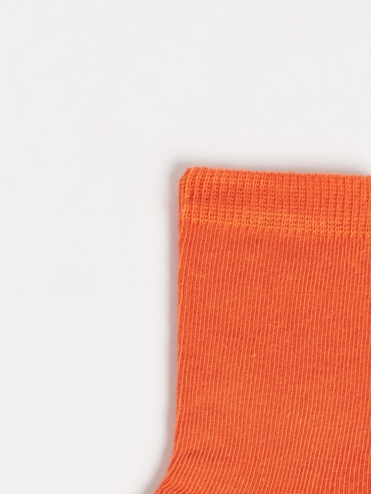 Calze cotone basse arancione