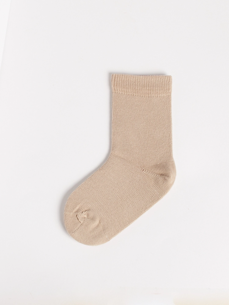 Calze cotone basse beige