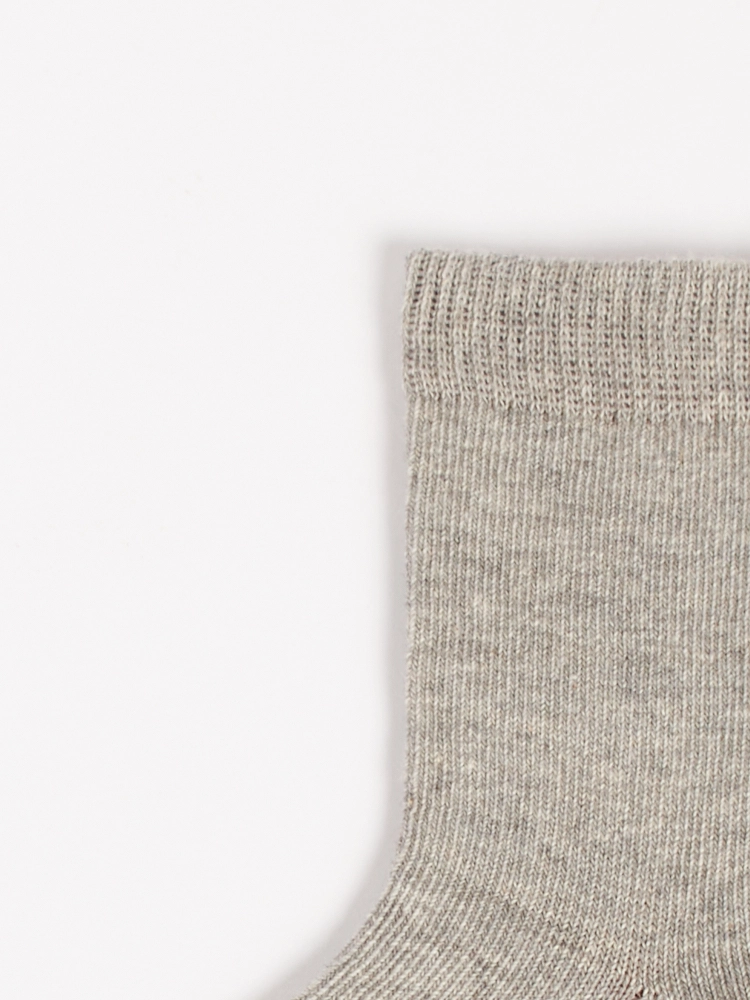 Calze cotone basse grigio chiaro