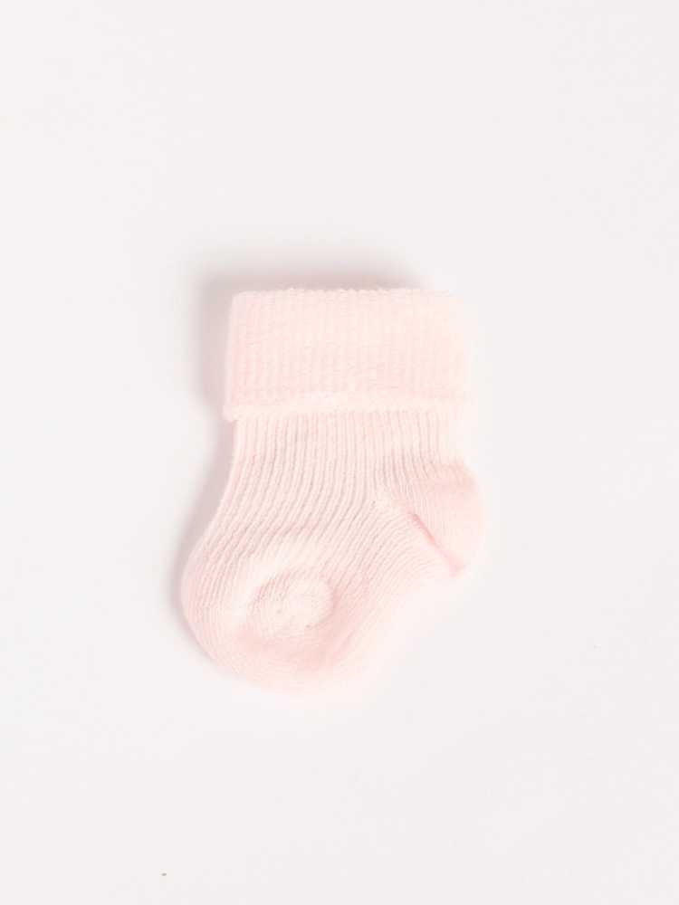 Calze culla cotone rosa chiaro