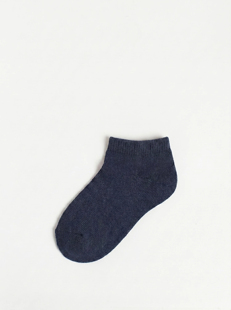 Calze basse cotone blu