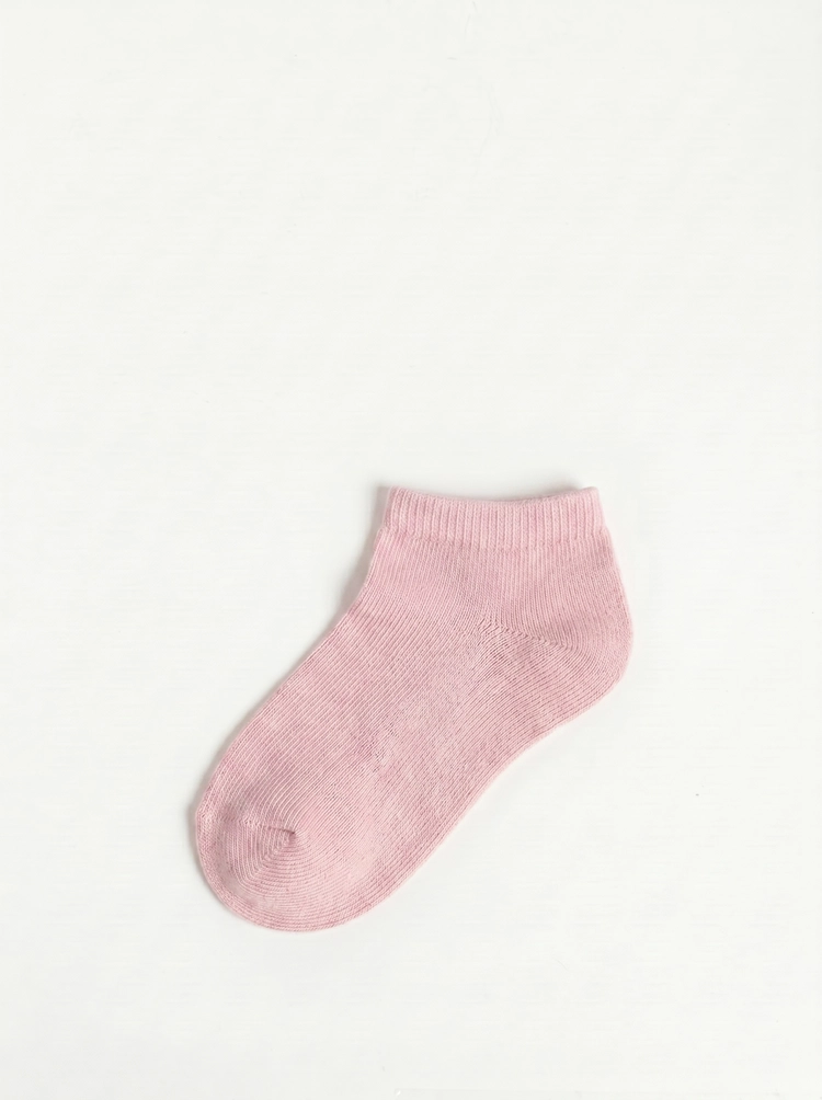 Calze basse cotone rosa