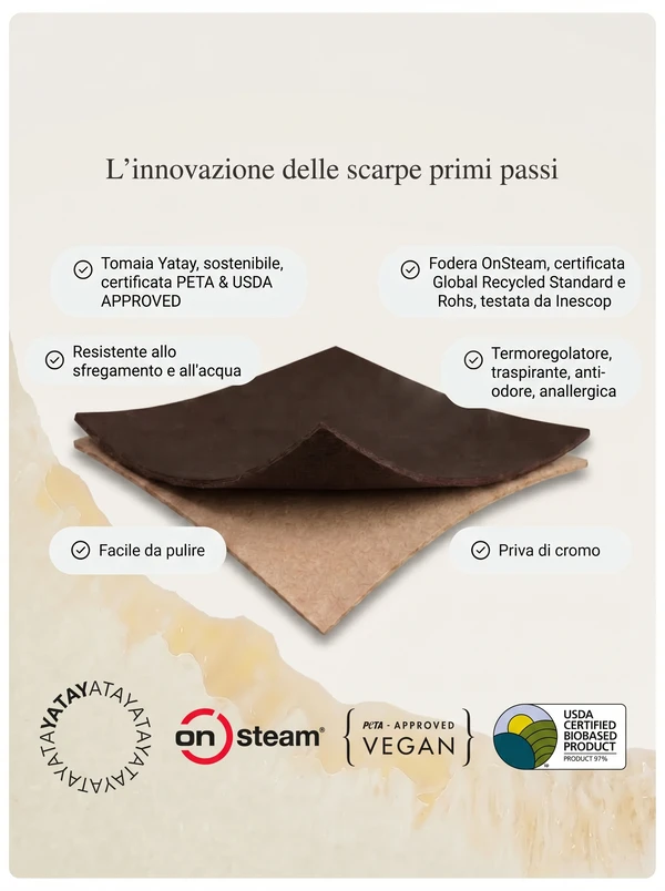 Certificazioni dei materiali usati da Barberini. Per i bambini.