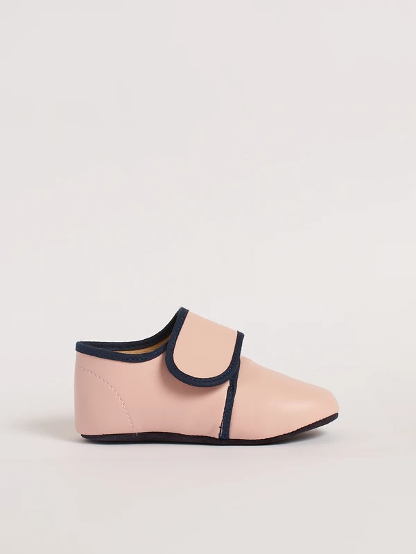 Ciabattina asilo soft sole rosa BARBuccia Barberini vista laterale