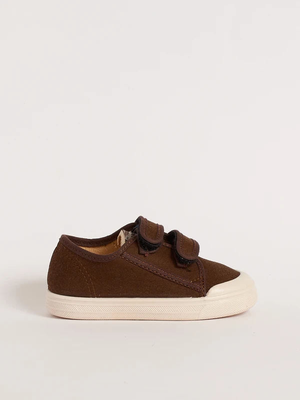Scarpa primi passi classica marrone modello Dondi Era Fango Barberini vista laterale